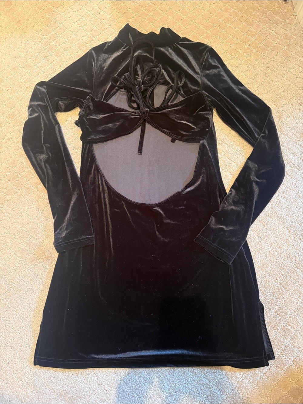 CLUB EXX VELVET DRESS